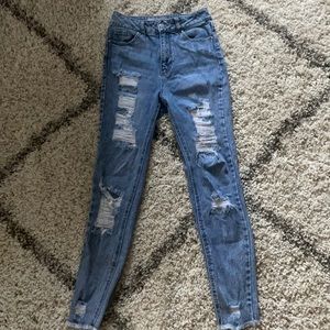 Size 3 Tinseltown High Rise Blue Jeans